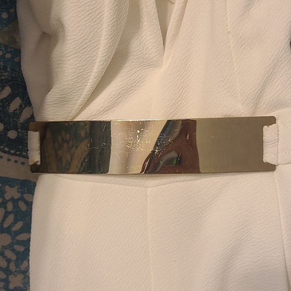 Monaco White Strapless Sweetheart Jumpsuit - Picture 6 of 6